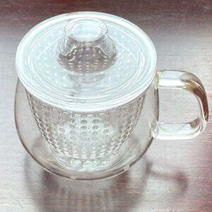 NWoT glass teapot/mug for one